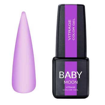 Гель лак Baby Moon Vitrage Collor Gel №02 фіолетовий, 6 мл ( 5905123024351 )