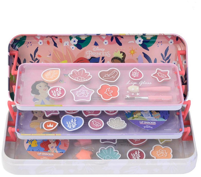 Набір декоративної косметики Lip Smacker Disney Princess Makeup Case Triple Layer Beauty Tin для дітей (4038033106747)