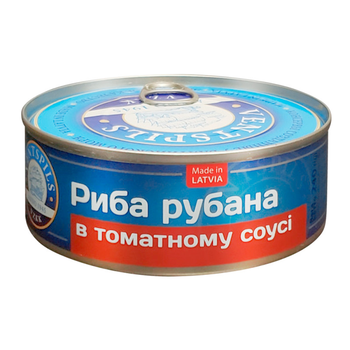 Риба рубана в томатному соусі Вентспілс 240 г