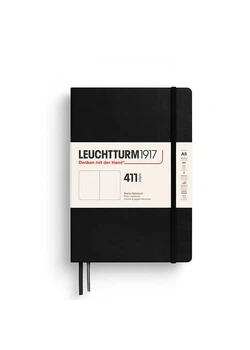 Блокнот Leuchtturm1917 Средний Черный Чистые листы (372930)