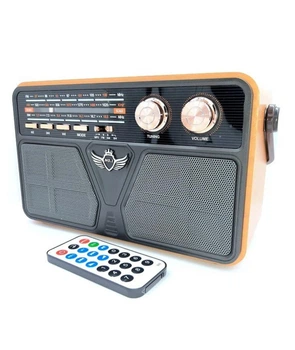 Аккумуляторный радиоприемник с пультом Kemai Retro MD-507BT Bluetooth с разъемом USB