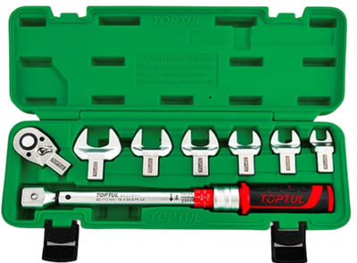 Набор динамометрический Toptul 1/2" 20-110 Нм 8 единиц (GAAI0802)