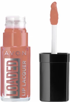 Глянцевый блеск для губ, жидкая помада Avon, Оттенок: Spread The Nude Нюд, Loaded Lip Lacquer 7 мл
