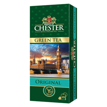 Зелений чай Chester Original в пакетах 25шт по 2г