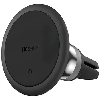 Автомобильный держатель для телефона Baseus C01 Magnetic Phone Holder в воздуховод (SUCC000101) Black