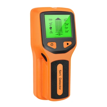 Детектор скрытой проводки 5в1 (труб, дерева, металла) Inlife HW430 Orange