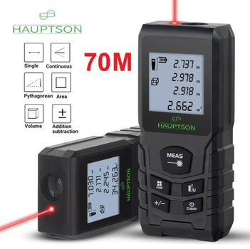 Лазерный дальномер (рулетка) HAUPTSON LDM-B70m (C6-70m) 70M для измерения длинны, площади, объема