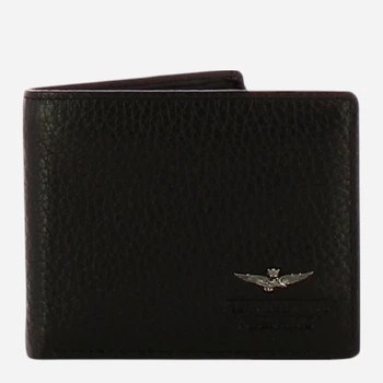 Портмоне чоловіче шкіряне Aeronautica Militare Soft AM180-NE Чорне (800070303623)