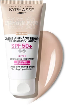 Тонирующий антивозрастной крем - Byphasse Tinted Anti-Aging Cream SPF50 Bronze (50ml) (1231339-1316534755-2)