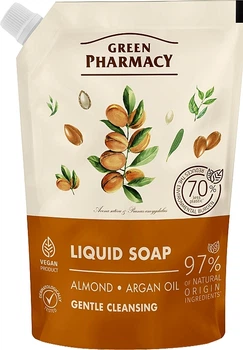 Рідке мило "Миндаль та арганова олія" - Green Pharmacy Liquid Soap (дой-пак) 460ml (460ml) (1235528-2039652698-2)
