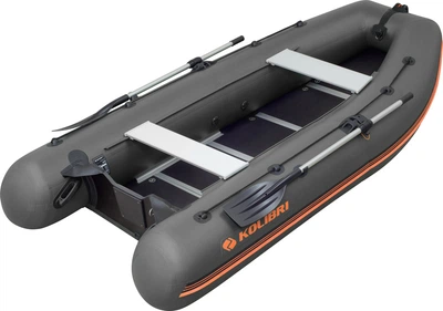Надувная лодка Kolibri KM-360DSL темно-серая