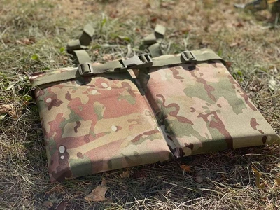 Тактичний каремат 20 мм для сидіння складний піджопник на дуже надійній системі MOLLE мультикам