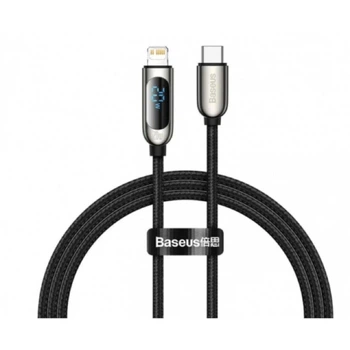 Кабель 1м.Type-C to Lightning Display Fast-Charging 20W Black, Baseus для зарядки и передачи данных (CATLSK-01)