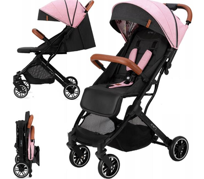 Прогулочная коляска MoMi Estelle Pink Black