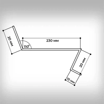 Отлив оконный SIMBUD 230х2000 мм темний дуб матовый