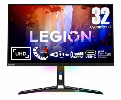 Монитор геймерский 31.5" 144Hz Lenovo Legion Y32p-30 безрамочный