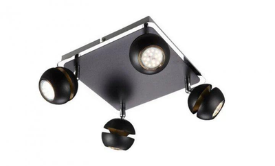 Стельовий світильник Altalusse INL-9386C-04 Chrome & Black