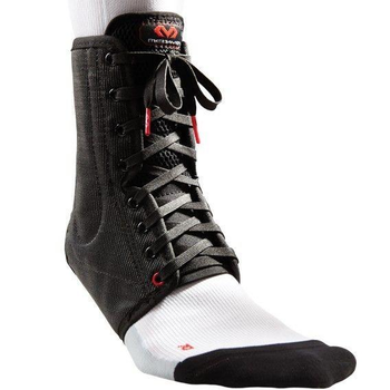 Спортивний бандаж на щиколотку McDavid Level 3 Ankle Brace / lace-up w/ stays (199R ) XS Черный