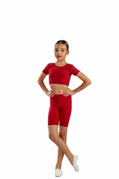 Костюм для танців Dance&Sport N218 біфлекс L/122-128 Бордо
