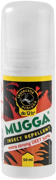 Mleczko na komary MUGGA Roll On 50 % 50 ml (5411649089878)