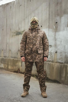 Тактичний костюм зимовий комплект утеплений куртка Парку і штани Peak Intruder 0242 XL Піксель ( IN - 0242/01 D )