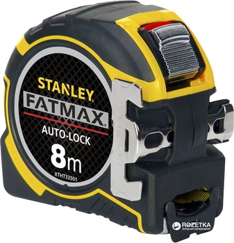 Рулетка измерительная Stanley FatMax Autolock со съемным крючком 8 м х 32 мм (XTHT0-33501)