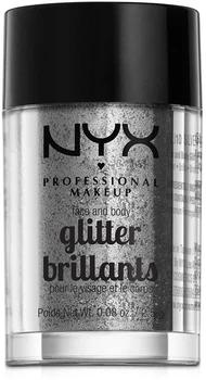 Гліттер для обличчя та тіла NYX Professional Makeup Face Body Glitter 10 - Silver (2.5 г) (653194-938249-2)