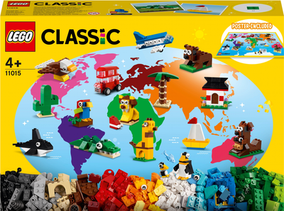 Конструктор LEGO Classic Навколо світу 950 деталей (11015) (955555903298766) - Уцінка