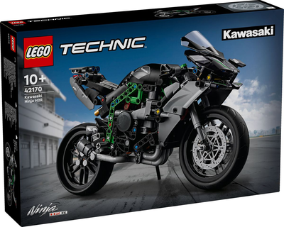 Zestaw klockow Lego Technic Motocykl Kawasaki Ninja H2R 643 elementy (42170) (955555908831488) - Outlet