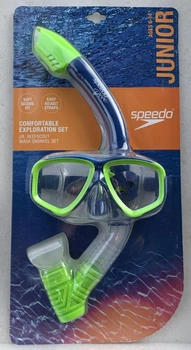 Дитяча маска скаута Speedo. Маска з трубкою для плавання з розширеним виглядом - віком від 6-14