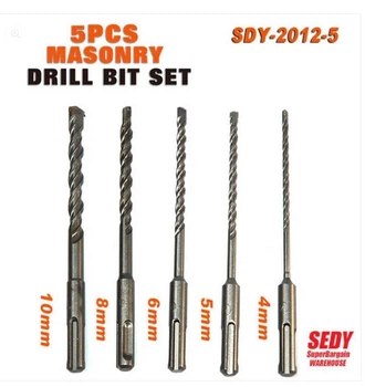 Набор буров Horusdy Sdy-2012-5 по бетону 5 шт