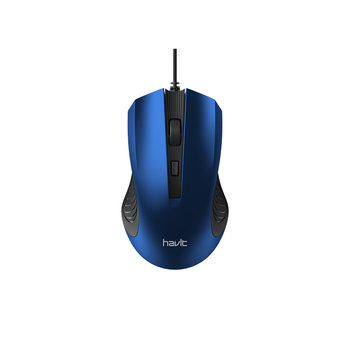 Проводная мышь HAVIT HV-MS752 Black Blue
