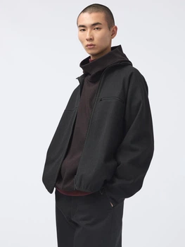 Ветровка мужская Uniqlo 47080166 L Серая (1159829333)