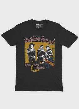 Чоловіча футболка MODNO з рок принтом "Motorhead" M Чорний (TS001-004-2-719-F-BL-M)