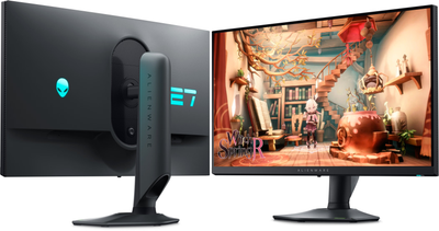 Монітор DELL 27" AW2724DM HDMI, 2xDP, USB, Fast IPS, 2560x1440, 180Hz, 1ms, sRGB 100%, G-SYNC, FreeSync, Pivot, HDR600 (210-BHTL)