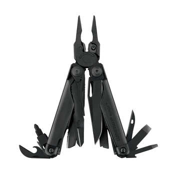 Мультитул LEATHERMAN Surge-black, нейлоновый чехол LEATHERMAN Черный