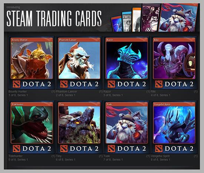 1 Набір Колекційних Карточок Стім | 1 Set Steam Trading Cards