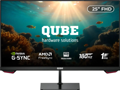 Монітор 24.5" QUBE Overlord G25F180