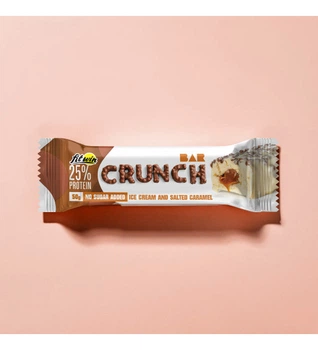 Протеиновый батончик без сахара "Мороженое и соленая карамель" Crunch Bar, FitWin 50 г