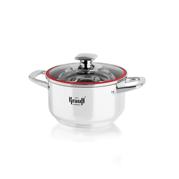 Кастрюля Krauff Smart Сhef со стеклянной крышкой 12 см 0.7 л (26-238-065)