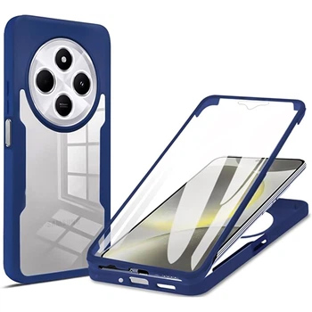 Чехол Double Shield 360 для Xiaomi Redmi 14C / Poco C75 blue