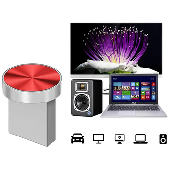 Флешка міні кнопка 64GB, USB 2,0 / Металева для ноутбука / Флеш накопичувач Jaster (L)