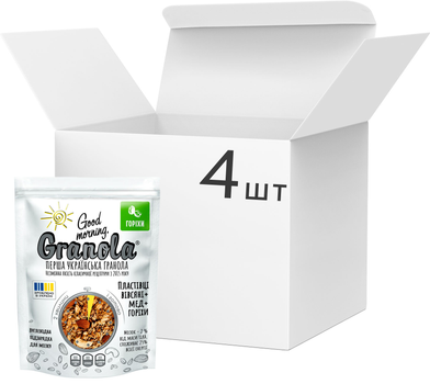 Гранола Good Morning Granola Ореховая 330 г х 4 шт (‎448201921880014)