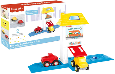 Іграшковий набір Fisher-Price Roadway Set with House & Gate (8690089018243)