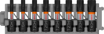 Набор ударных бит Bosch PRO Torx Security Impact, 8 шт (2608521U56)