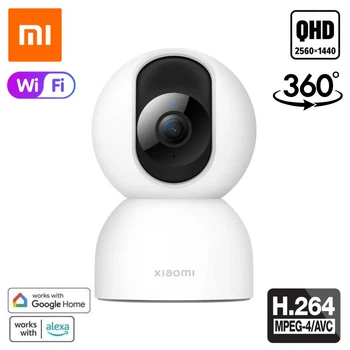 WiFi IP камера для дома видеонаблюдение видеоняня охрана Xiaomi Smart Camera C400 Mi Белый