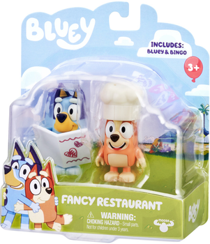 Набір фігурок Bluey Fancy Restaurant: Bluey & Bingo (630996130452)