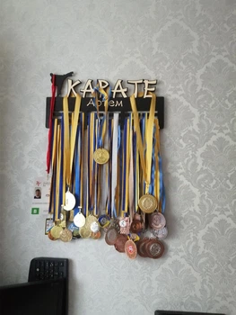 Медальниця карате Артем 50смх35см чорна (Medalnutsa-0602-552)
