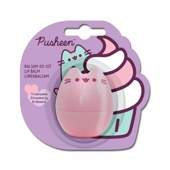 Бальзам для губ Pusheen 3D з ароматом полуниці 6 г (124237)