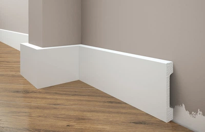 Плинтус Cezar Elegance 2000x79x16 Белый LPC28